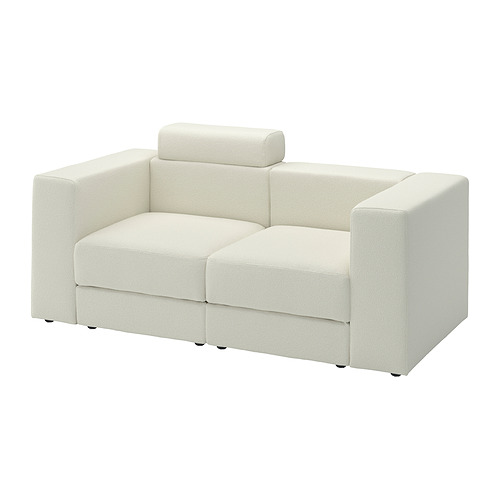 JÄTTEBO - 2-seat modular sofa, with headrest/Axvall off-white | IKEA Hong Kong and Macau - E1002314_S4