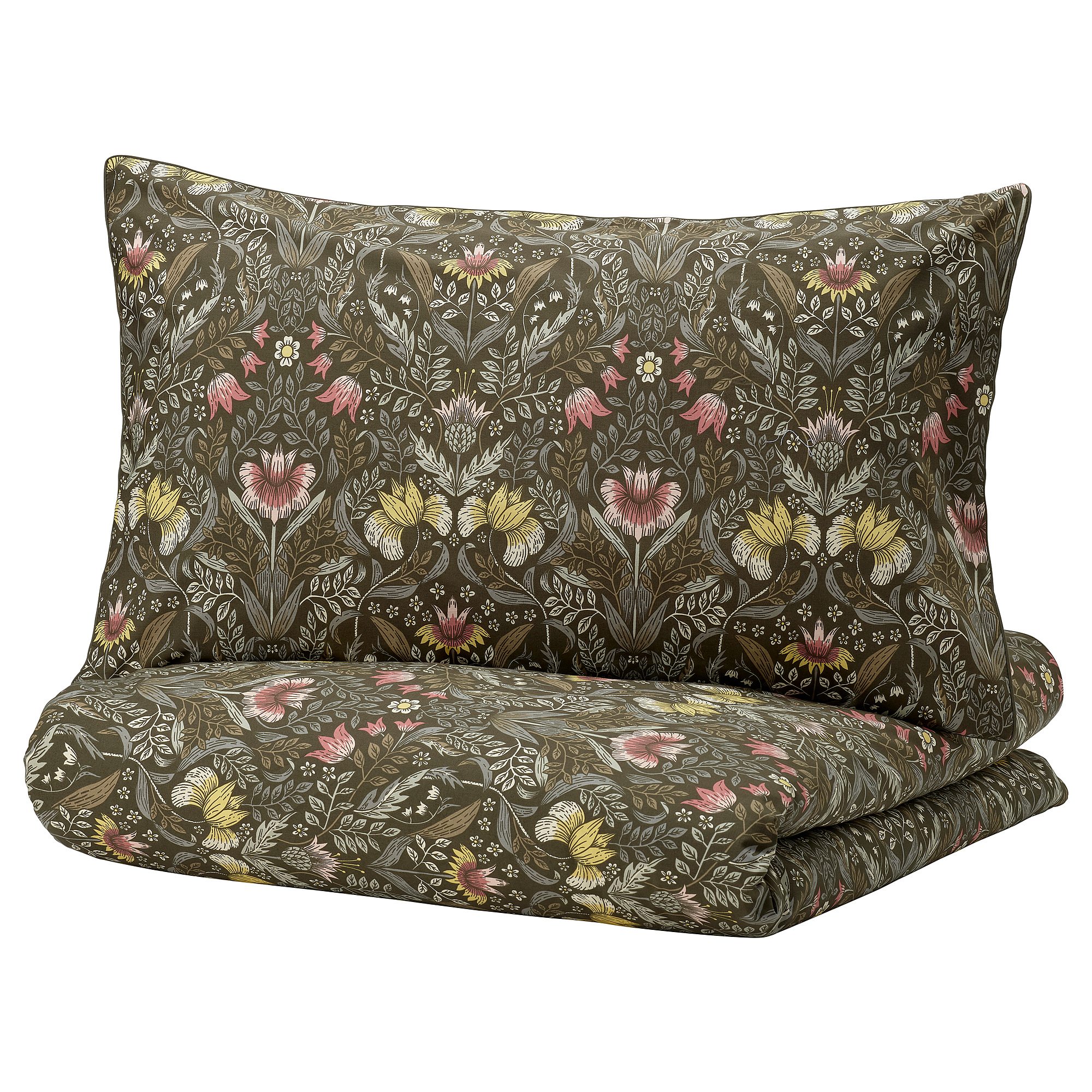 KÄRRDUNÖRT duvet cover and 2 pillowcases