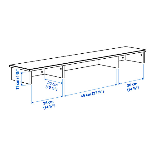 IDANÄS add-on unit desk