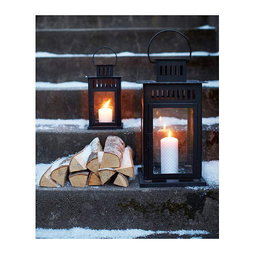 BORRBY lantern for block candle