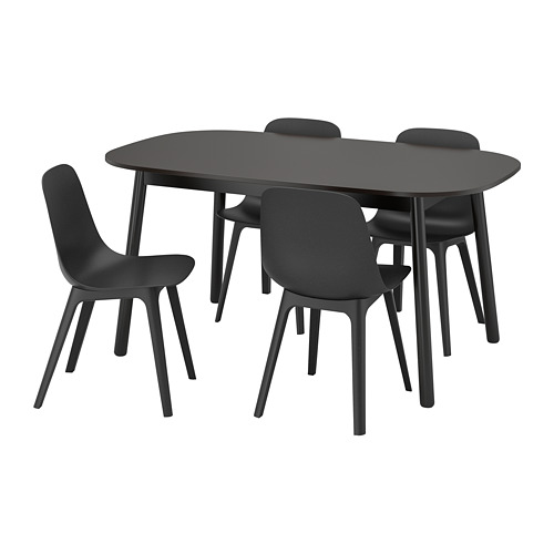 VEDBO/ODGER table and 4 chairs