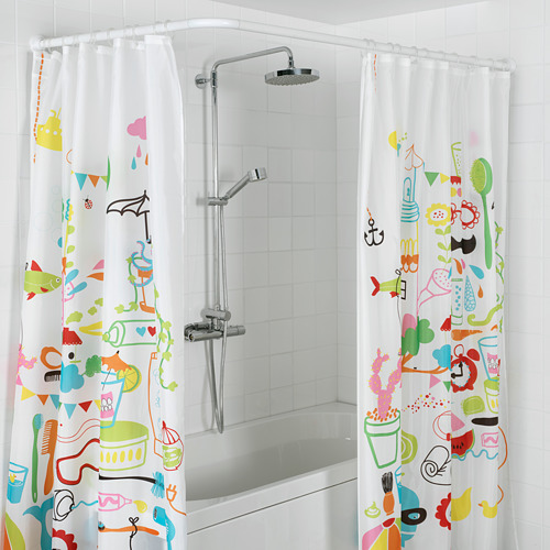 VIKARN shower curtain rod