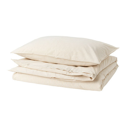 BERGPALM duvet cover and pillowcase