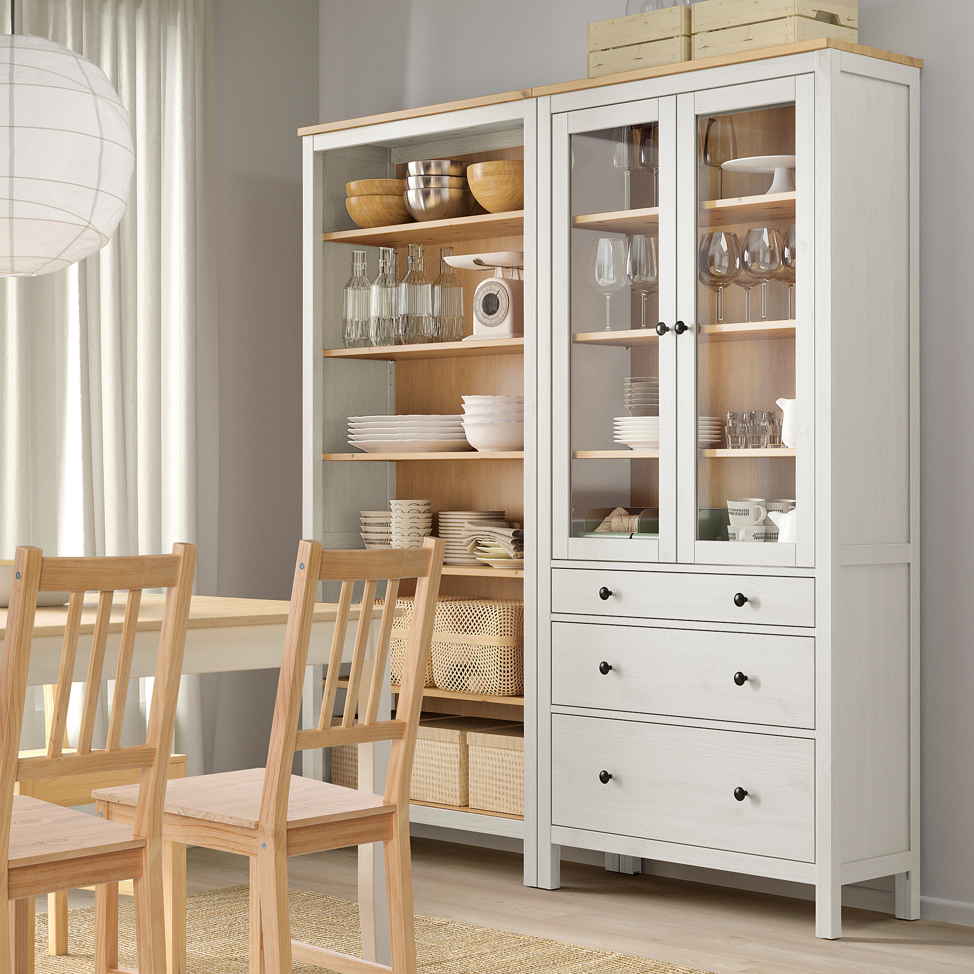 HEMNES 貯物組合連門/抽屜