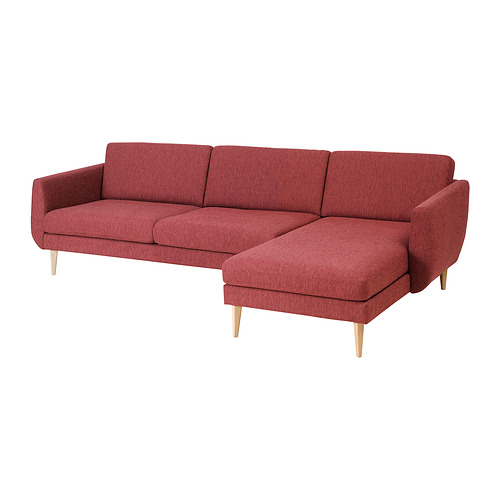 SMEDSTORP 4-seat sofa with chaise longue