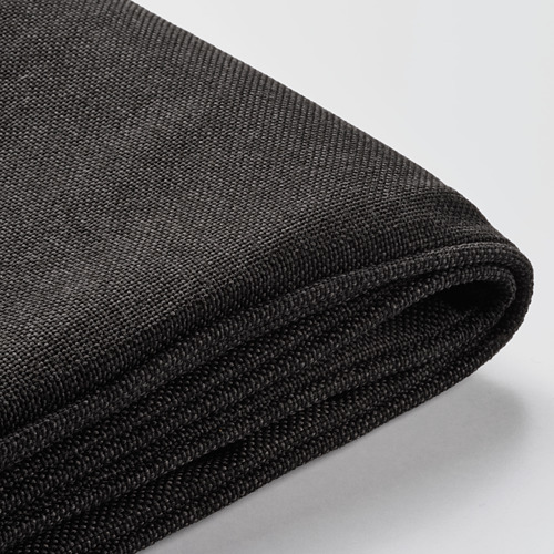 JÄRPÖN cover for back cushion, 62x44 cm, outdoor anthracite