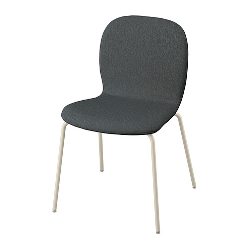 SKÅLSTA - 椅子, Knäbäck深灰色/管狀金屬/淺灰米黃色 | IKEA 香港及澳門 - E1002439_S4