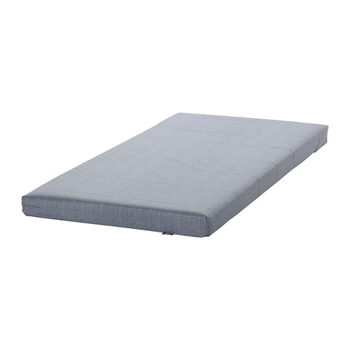 ÅGOTNES foam mattress, firm/light blue, single
