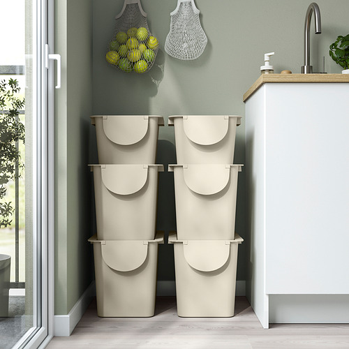 TRÖSKNING bin with lid