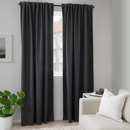 ANNAKAJSA room darkening curtains, 1 pair