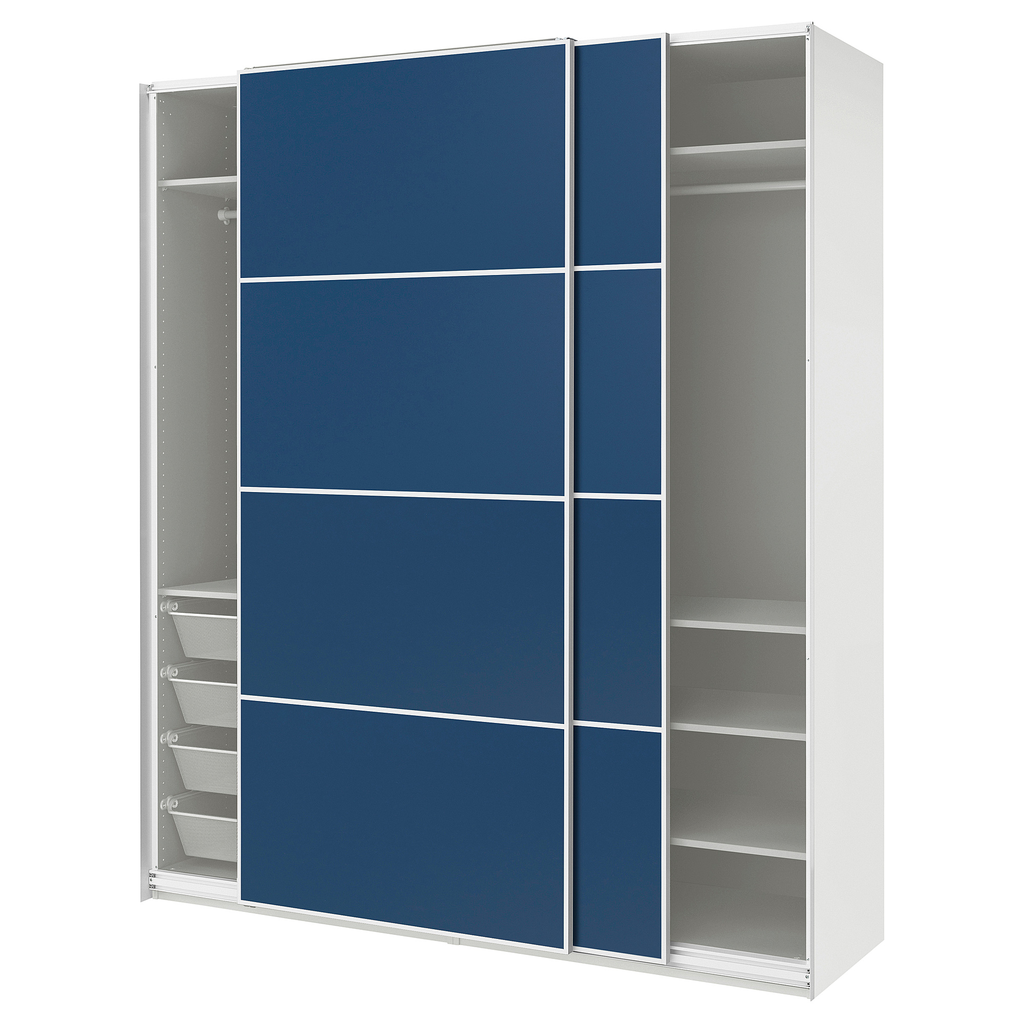 PAX/MEHAMN wardrobe with sliding doors
