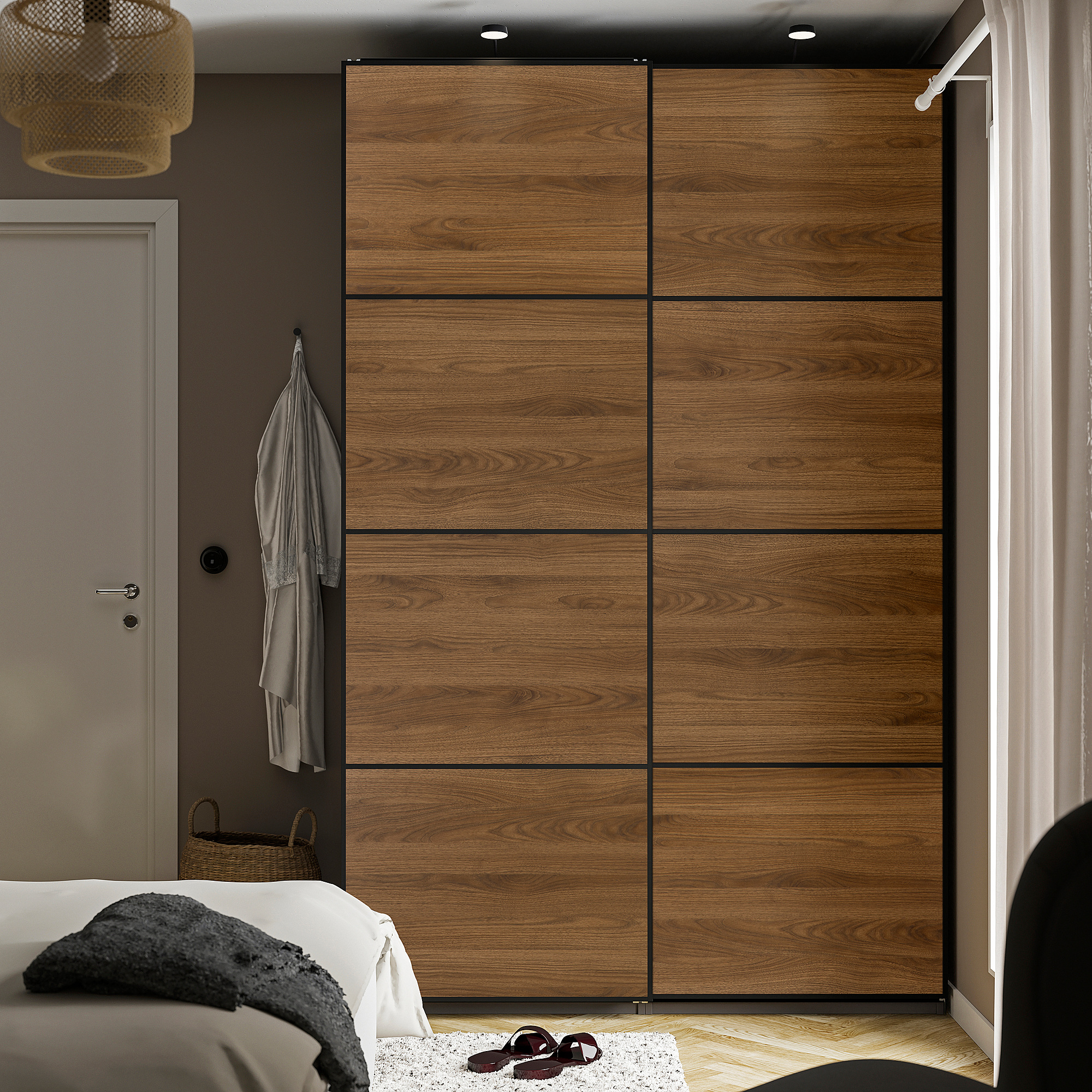 MEHAMN pair of sliding doors