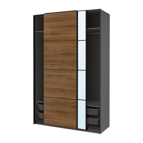 PAX/MEHAMN/AULI wardrobe with sliding doors