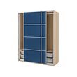 PAX/MEHAMN wardrobe with sliding doors