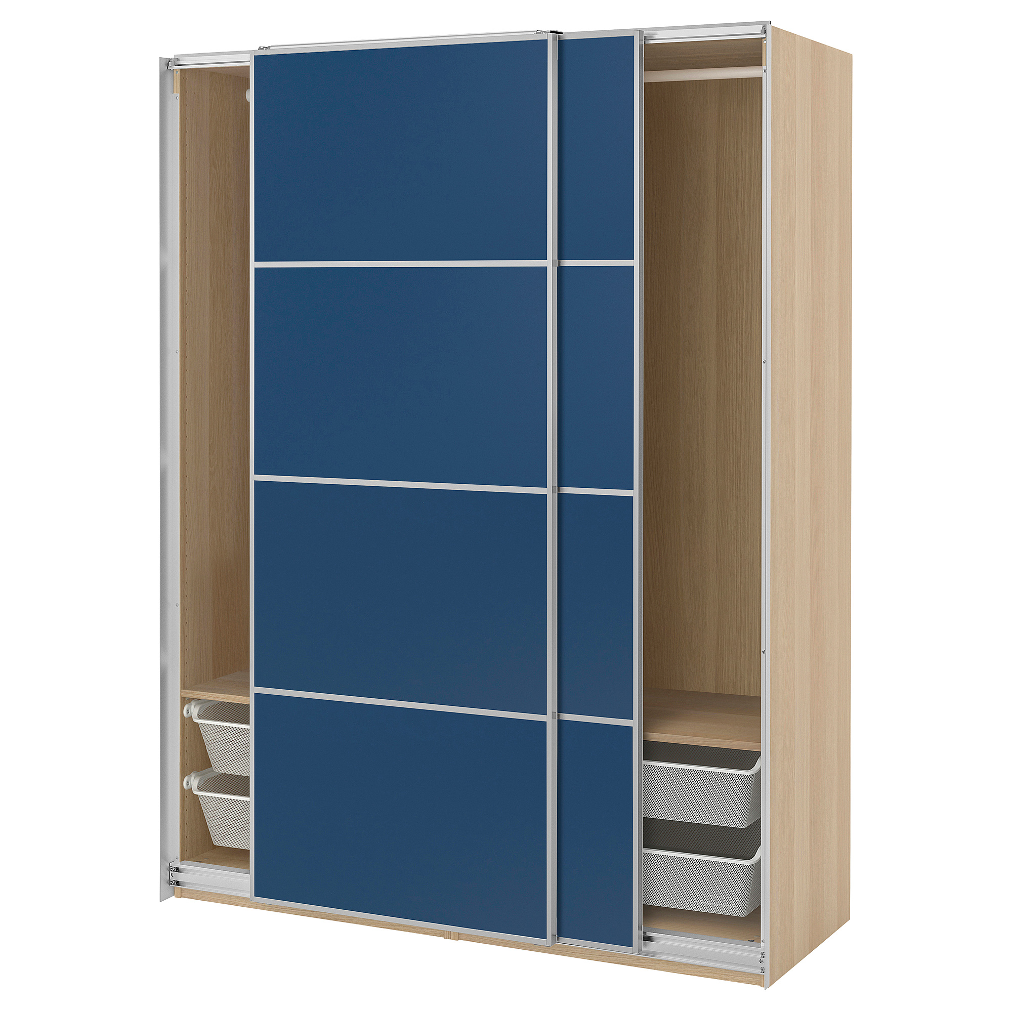 PAX/MEHAMN wardrobe with sliding doors