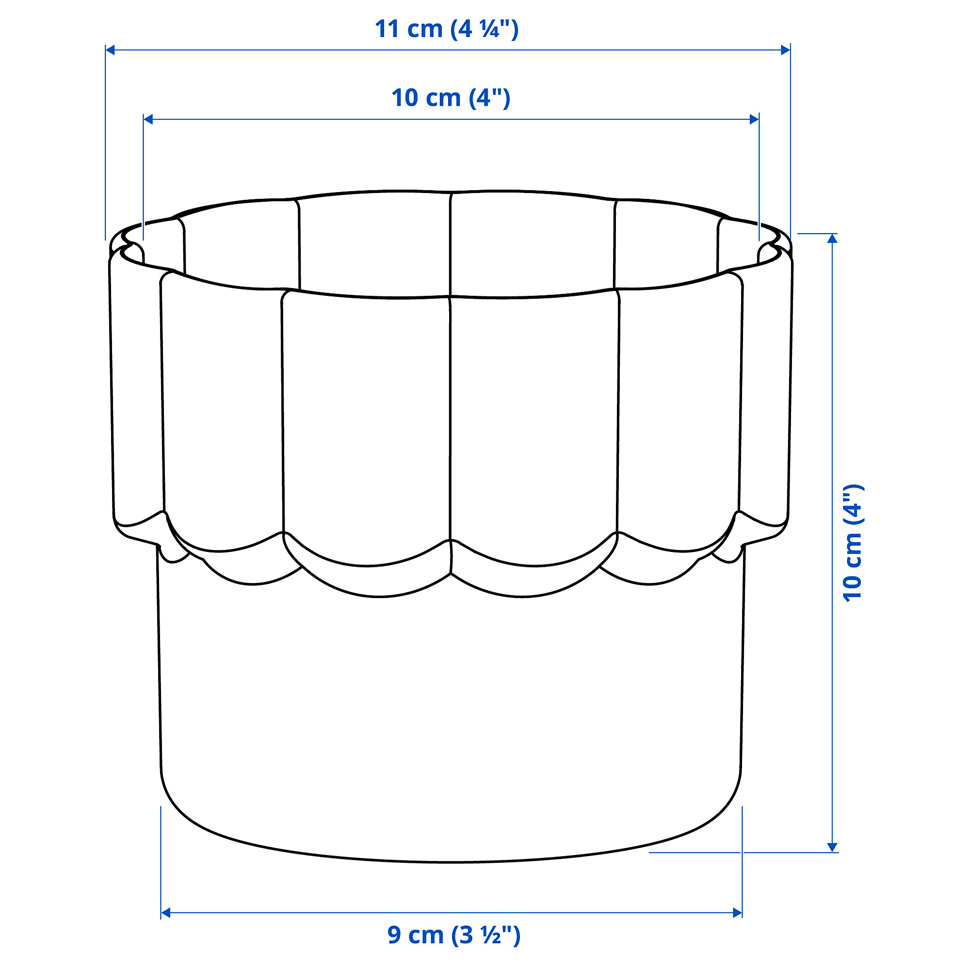 HÄNGSÄLG plant pot
