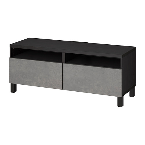 BESTÅ TV bench with drawers