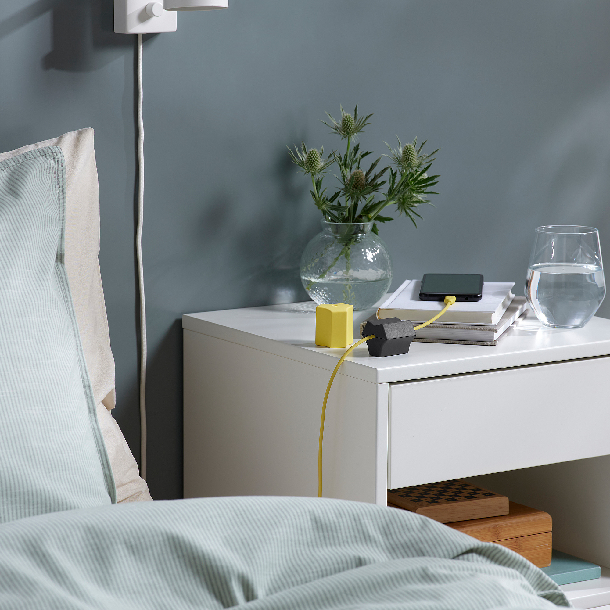 HAVSKÅL USB線固定器 2件裝