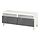 BESTÅ - TV bench with drawers, white/Bergsviken/Stubbarp black | IKEA Hong Kong and Macau - PE817384_S1