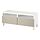 BESTÅ - TV bench with drawers, white/Lappviken/Stubbarp light grey/beige | IKEA Hong Kong and Macau - PE817382_S1