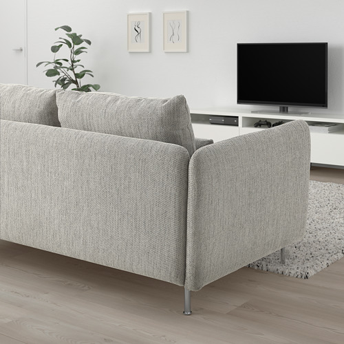 SÖDERHAMN compact 3-seat sofa with open end