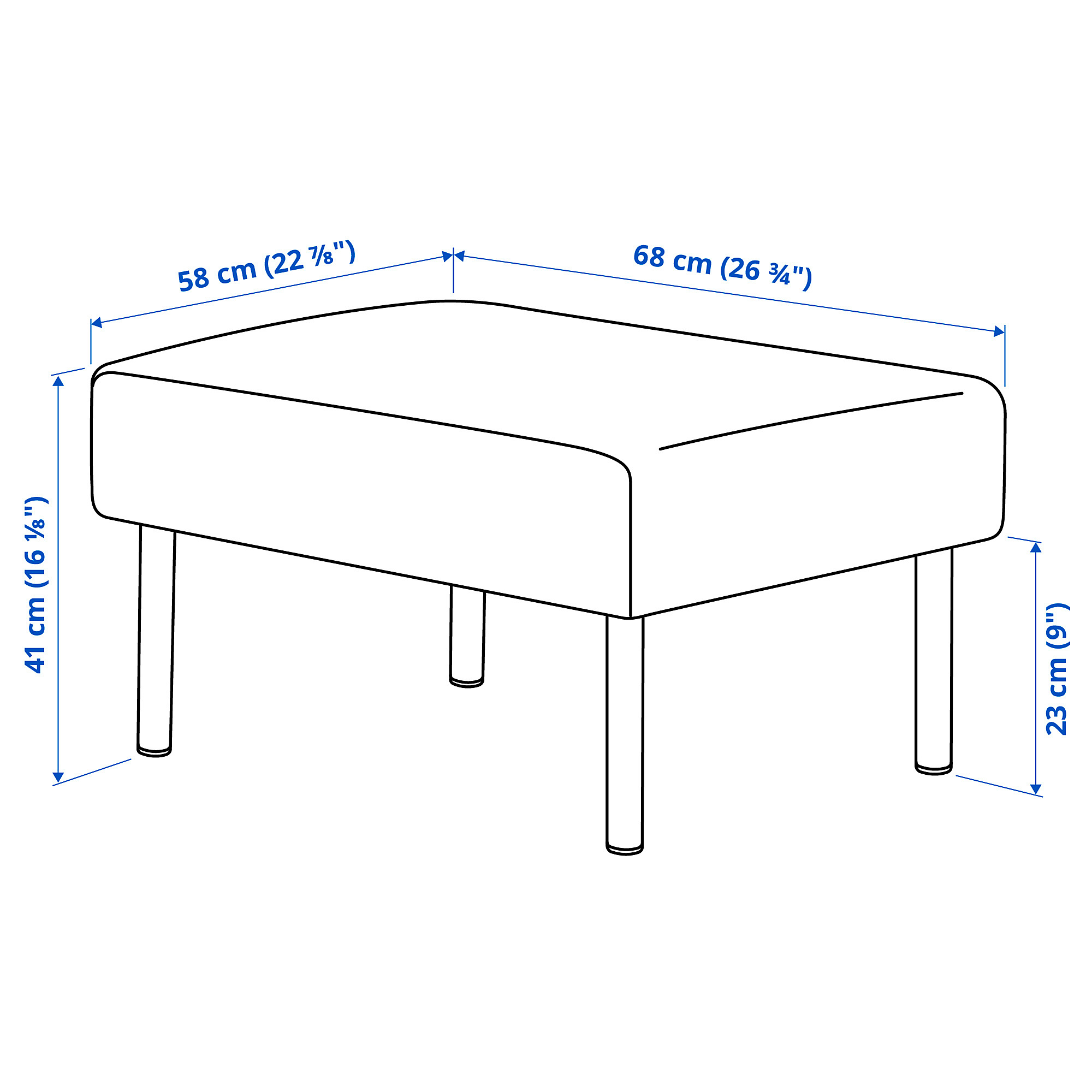 GLOSTAD 3-seat sofa with chaise longue