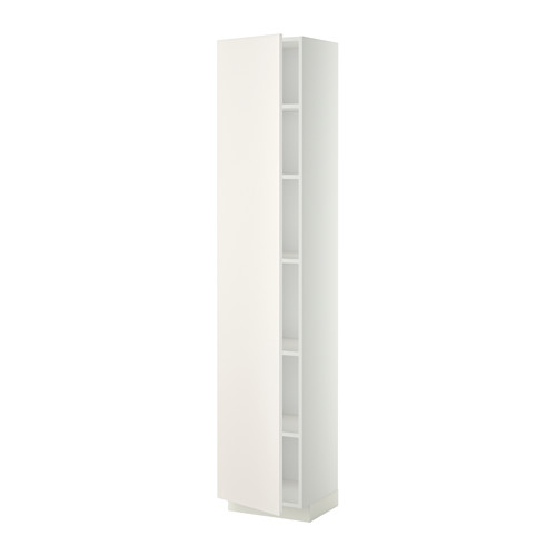 METOD high cabinet with shelves