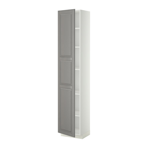 METOD high cabinet with shelves