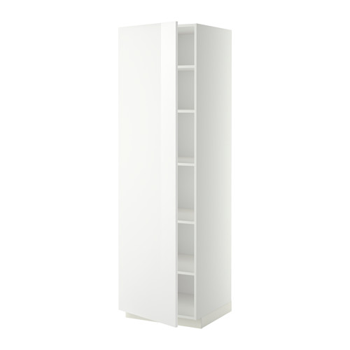 METOD high cabinet with shelves