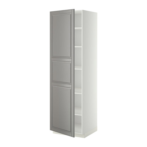 METOD high cabinet with shelves