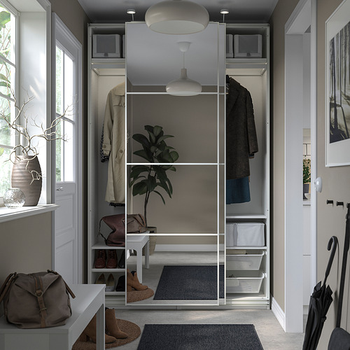 PAX/AULI wardrobe with sliding doors