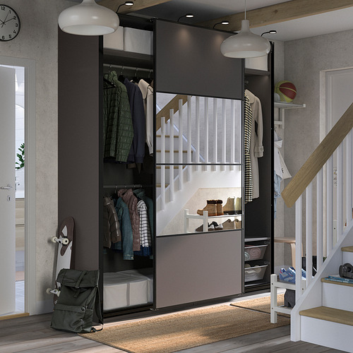 PAX/MEHAMN/AULI wardrobe combination