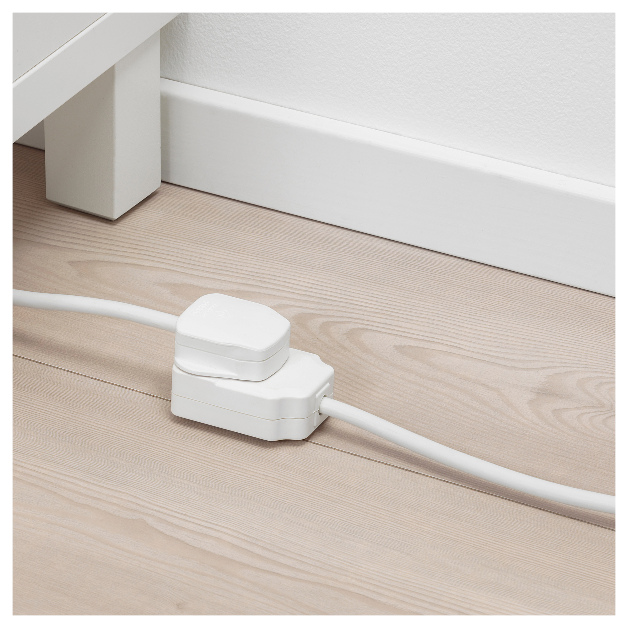 KOPPLA extension cord, earthed white IKEA Hong Kong and Macau