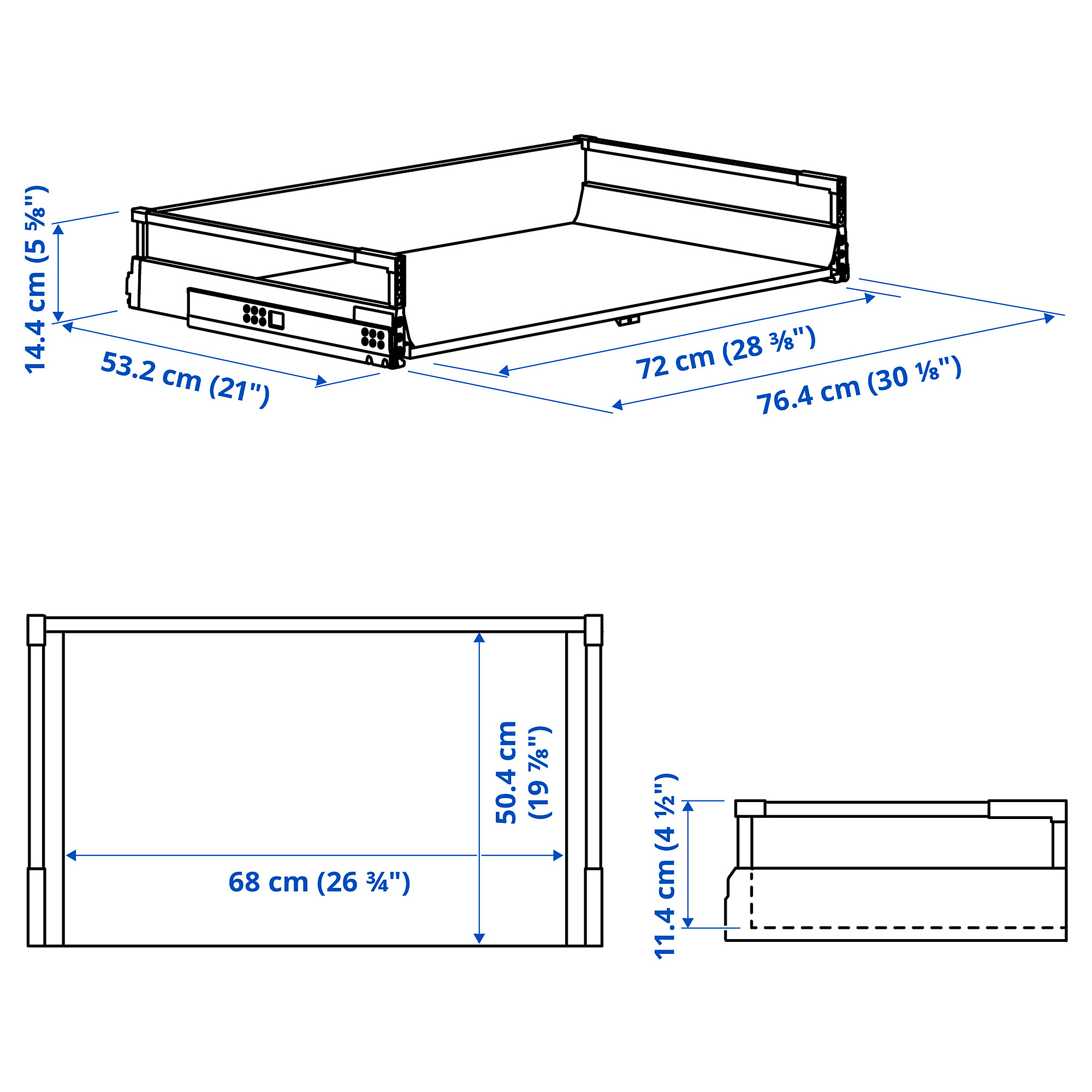 MAXIMERA drawer, medium