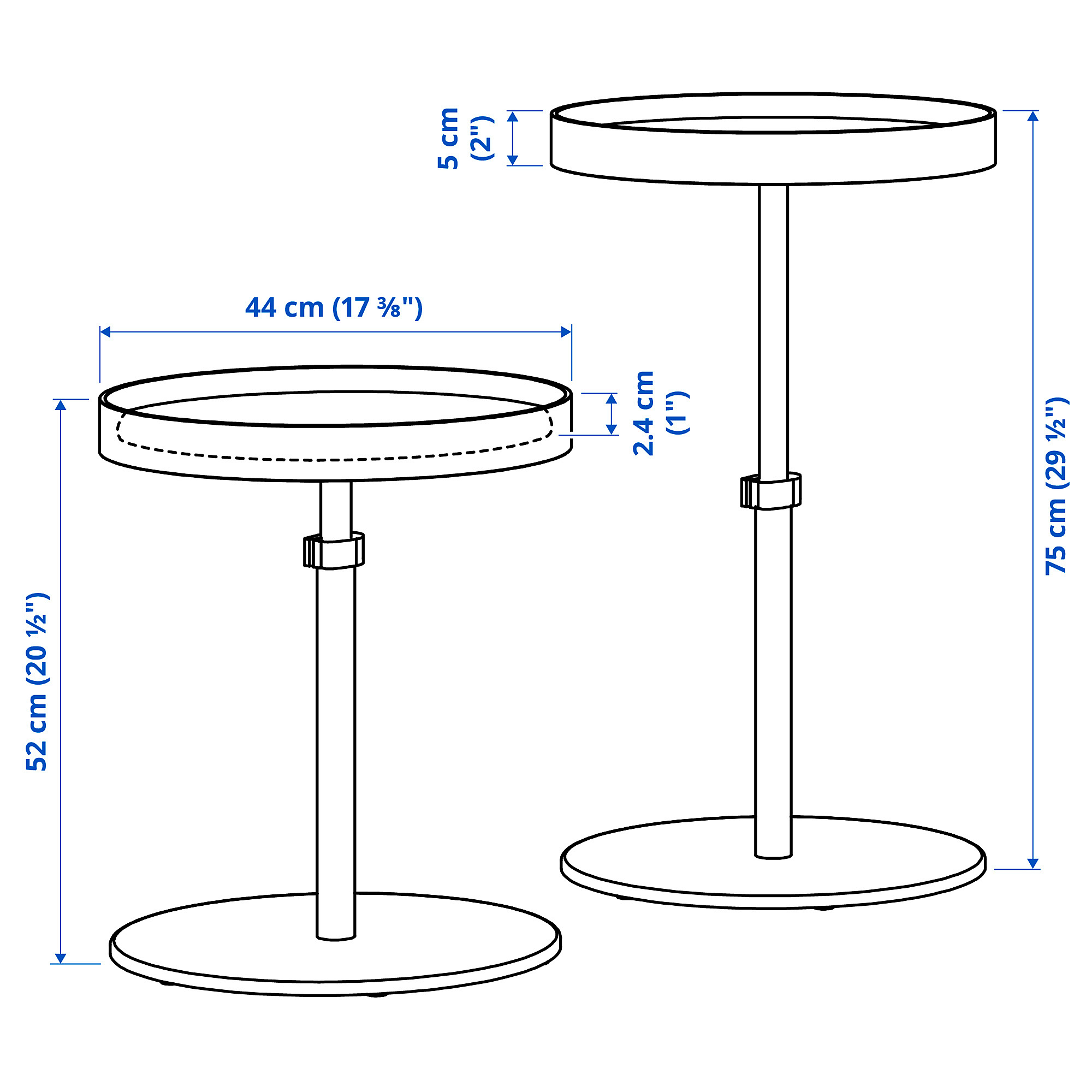 TRANERED side table