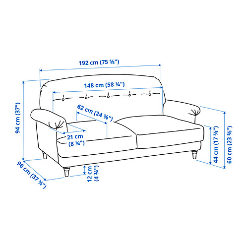 ESSEBODA 2-seat sofa