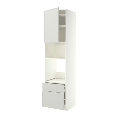 METOD/MAXIMERA high cabinet f built-in appliances