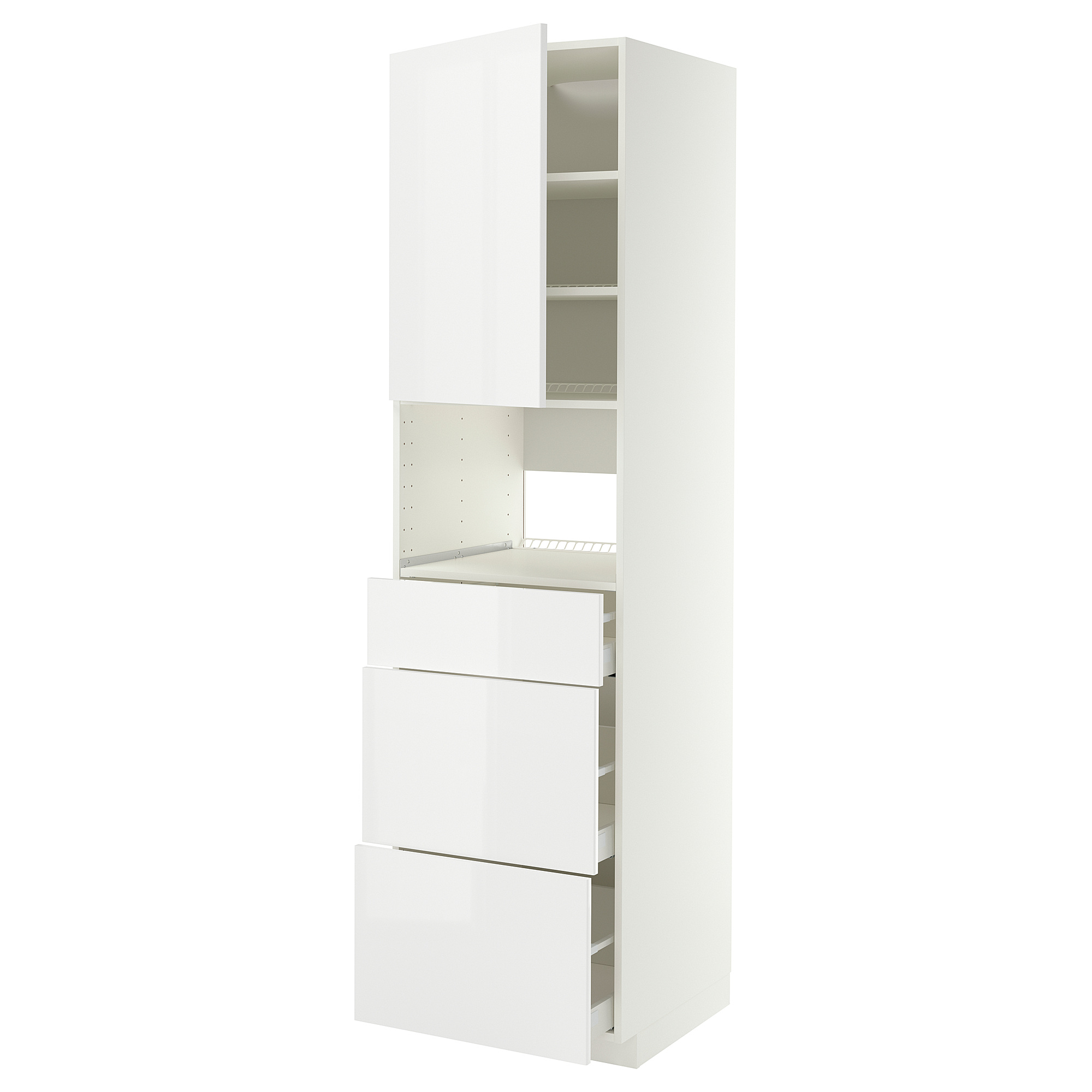 METOD/MAXIMERA high cabinet f built-in appliances