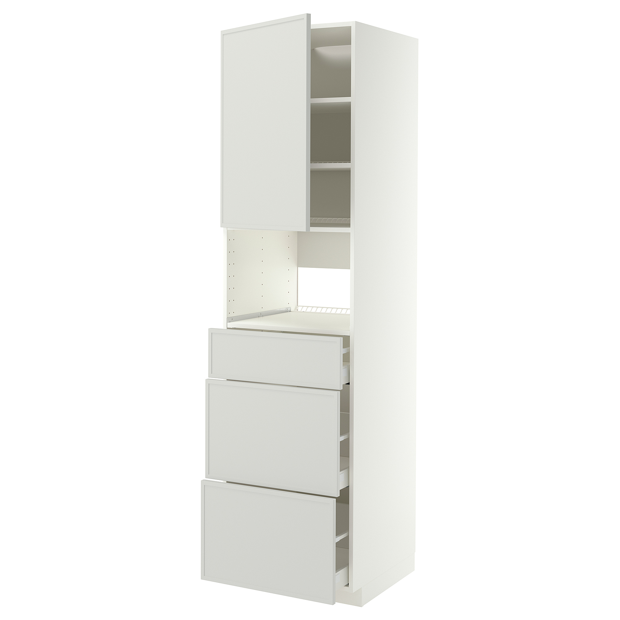 METOD/MAXIMERA high cabinet f built-in appliances