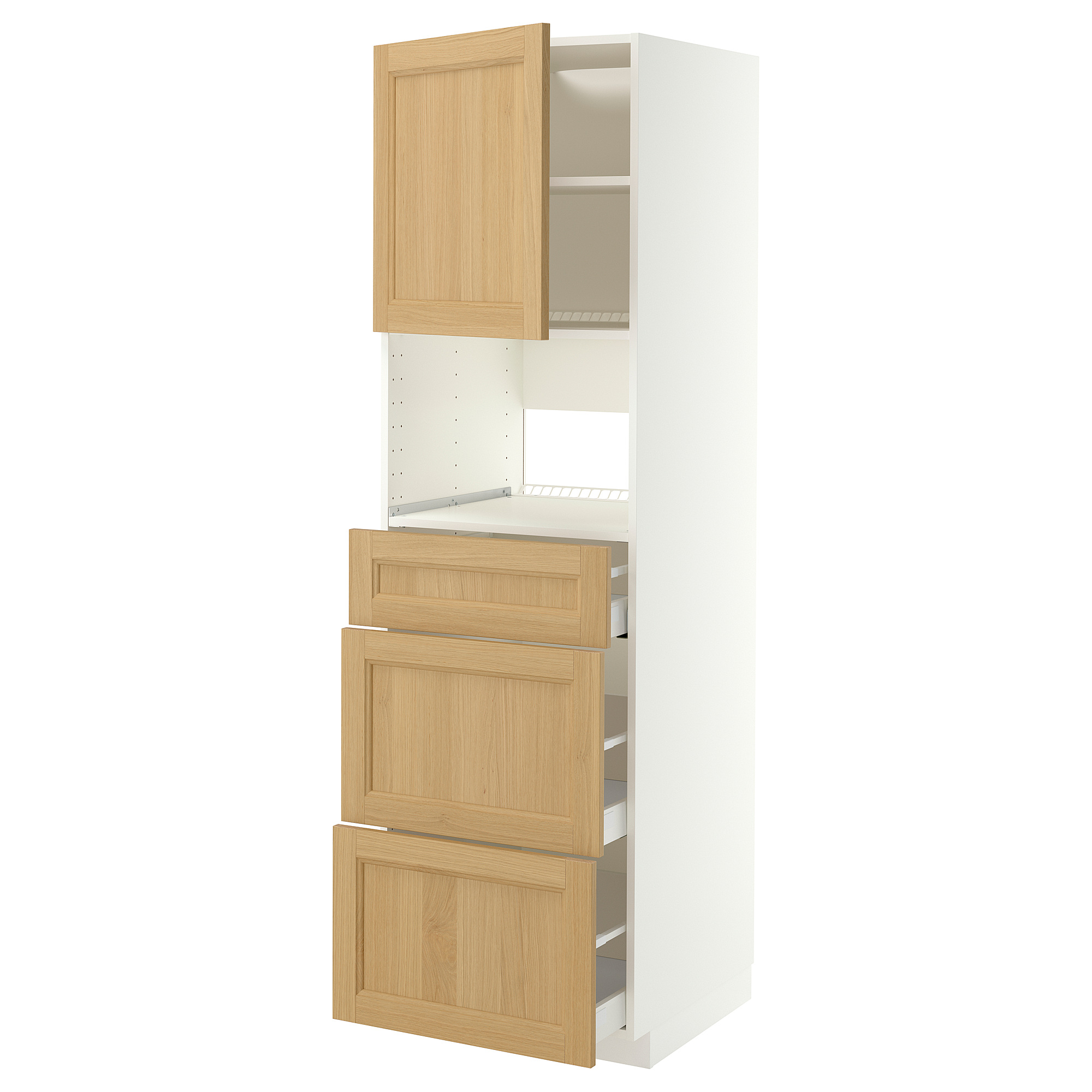 METOD/MAXIMERA high cabinet f built-in appliances