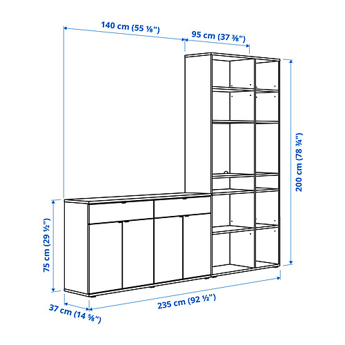 VIHALS storage combination