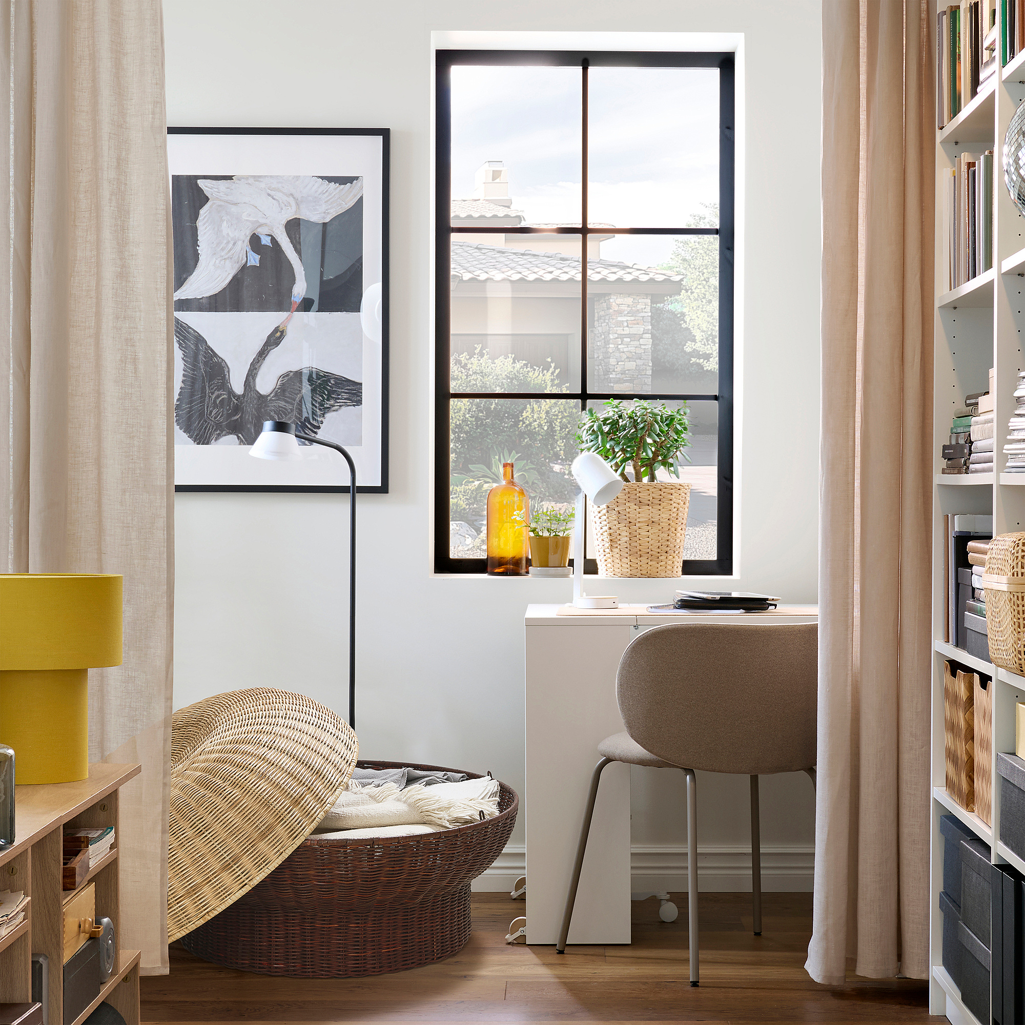 IKEA PS 2026 footstool with storage