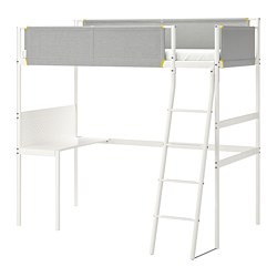 Vitval Loft Bed Frame With Desk Top White Light Grey Ikea Hong Kong And Macau Vitval Loft Bed Frame With Desk Top White Light Grey Ikea Hong Kong And Macau