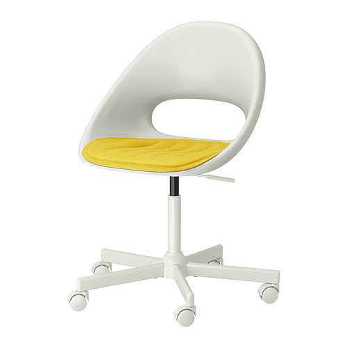 MALSKÄR/LOBERGET swivel chair + pad