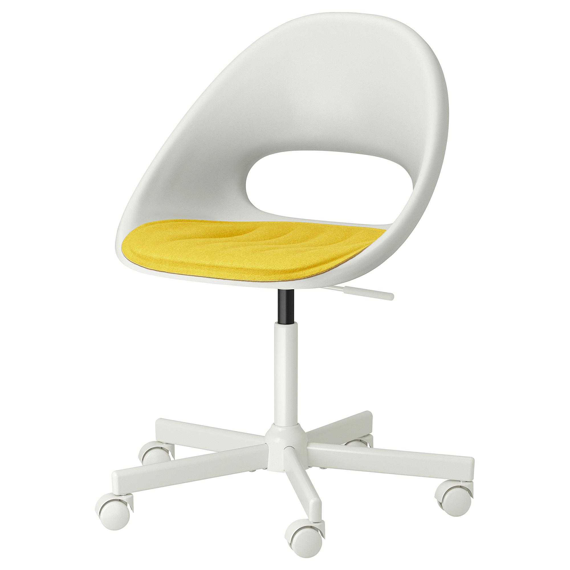 MALSKÄR/LOBERGET swivel chair + pad