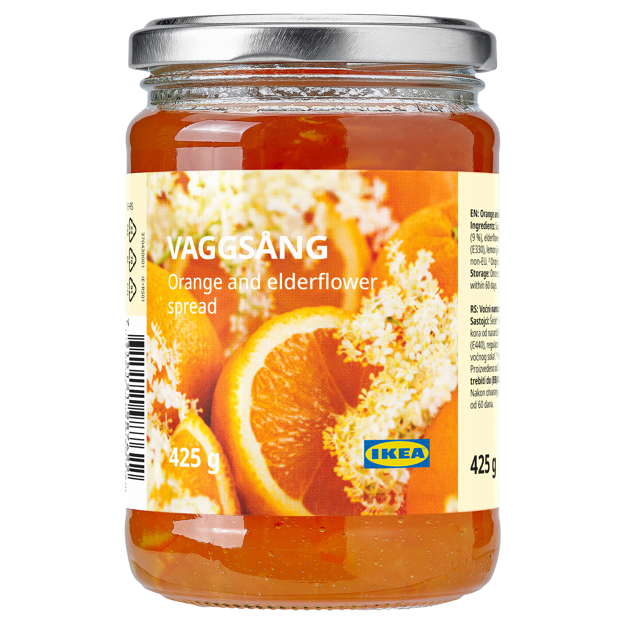 VAGGSÅNG 接骨木花混橙醬