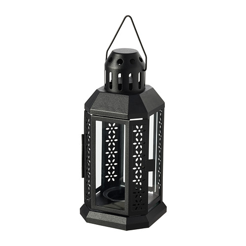 ENRUM lantern for tealight, in/outdoor