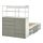 PLATSA - bed frame with 5 door+5 drawers, white/Klubbukt grey-green | IKEA Hong Kong and Macau - PE783151_S1