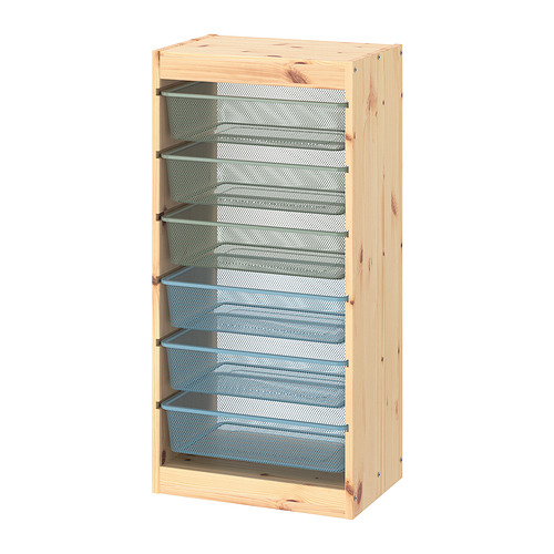 TROFAST storage combination with boxes