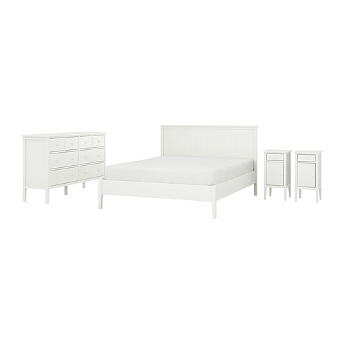 GULLABERG - bedroom furniture, set of 4, white, 150x200 cm | IKEA Hong Kong and Macau - E1003357_S4